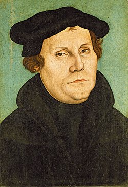 250px Lucas Cranach d.Ä. Werkst. Porträt des Martin Luther Lutherhaus Wittenberg