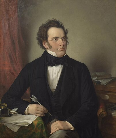 Franz Schubert by Wilhelm August Rieder 1875