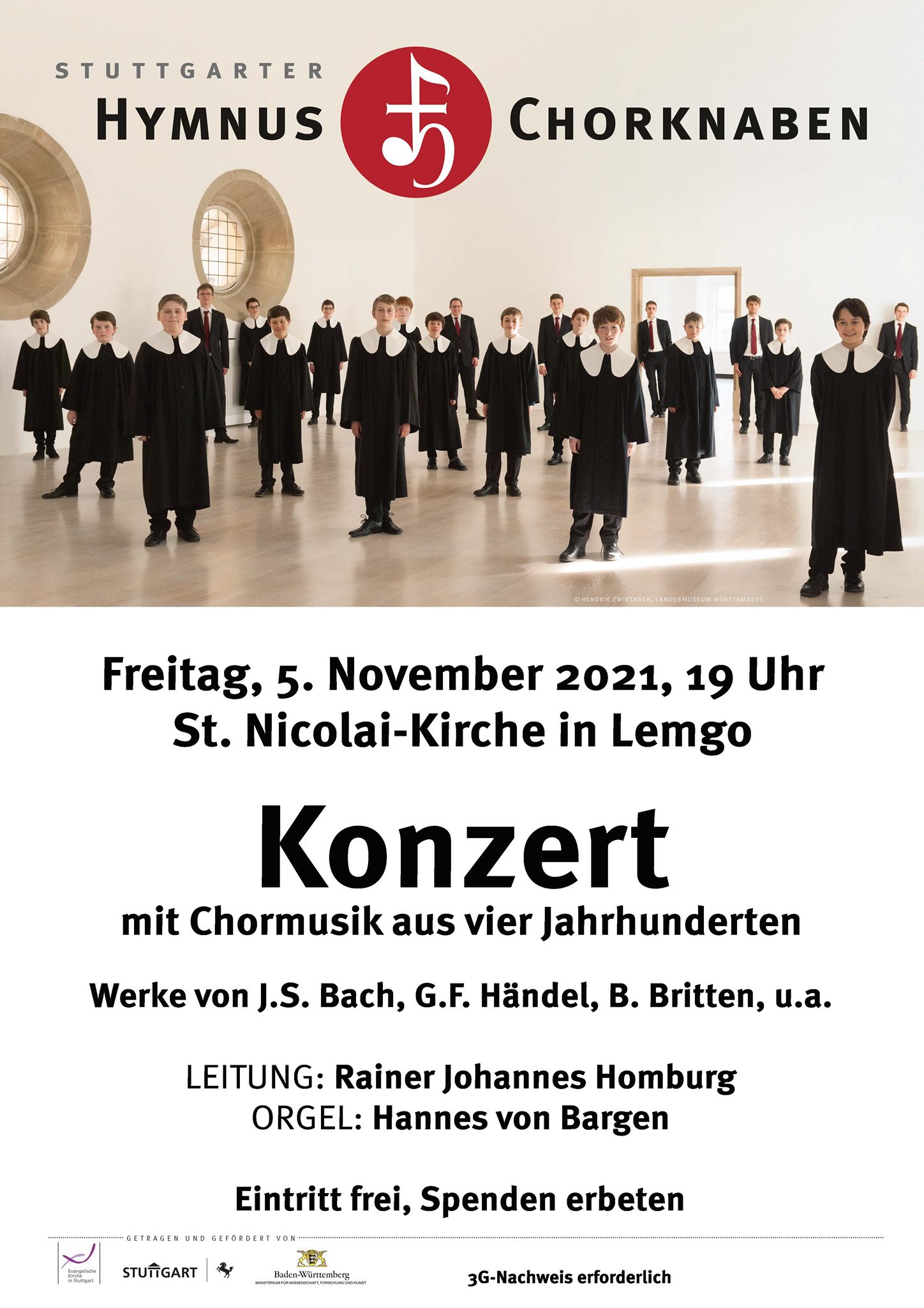 Plakat Stuttgarter Hymnus Chorknaben