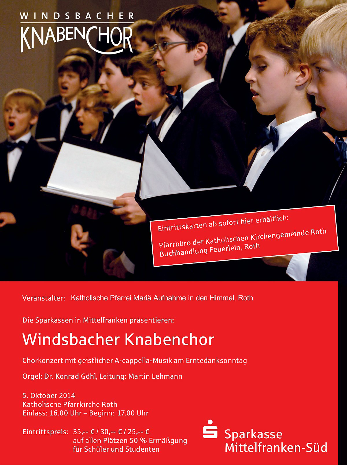 Plakat Windsbacher Knabenchor
