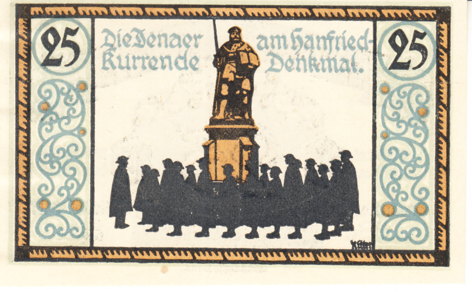 Notgeld Jenaer Kussende 25 01