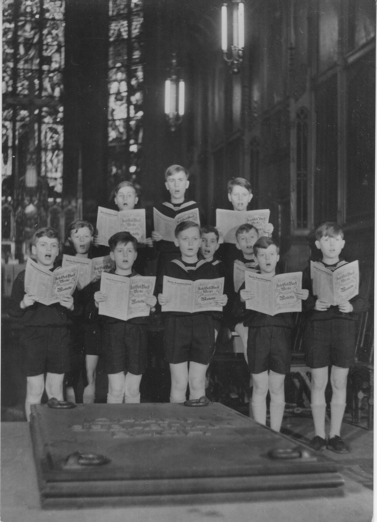 Postkarten 01 Thomaner Chor 01